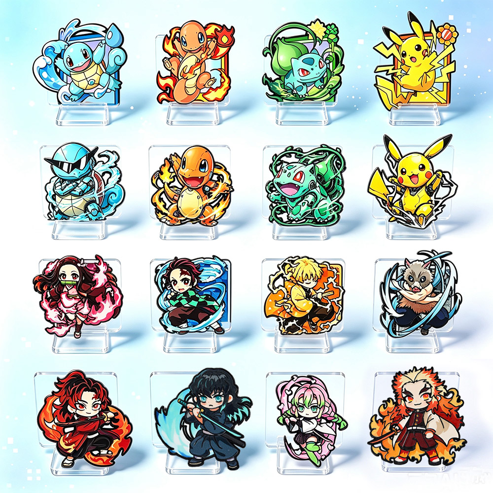Embroidery Outfit - 8 szt. Anime Pokemon & Demon
