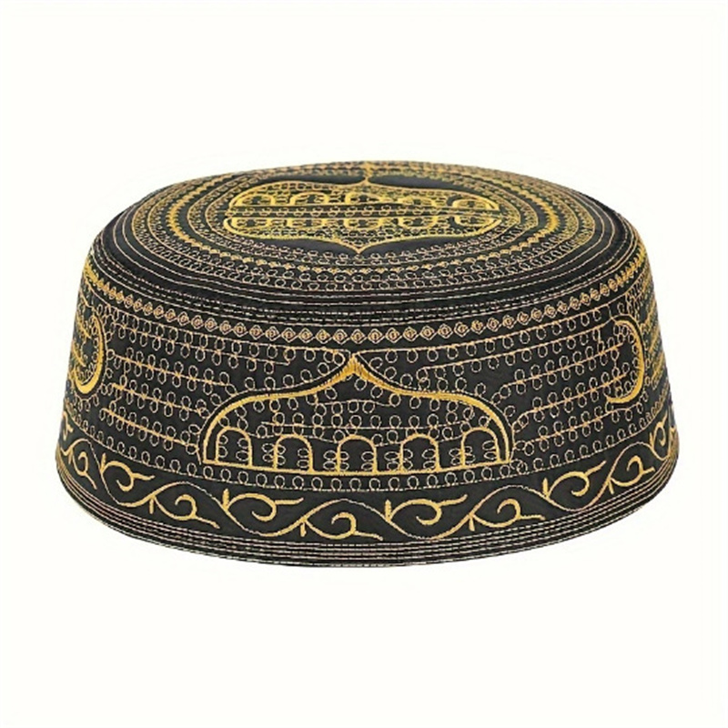 Embroidery Arabic - Bawełniany haft arabski mężczyźni muzułmański kapelusz