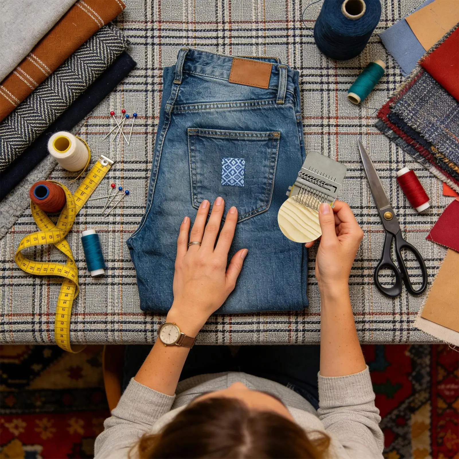 Zestaw do szycia i łatania, na – Embroidery Patches recenzja i cena