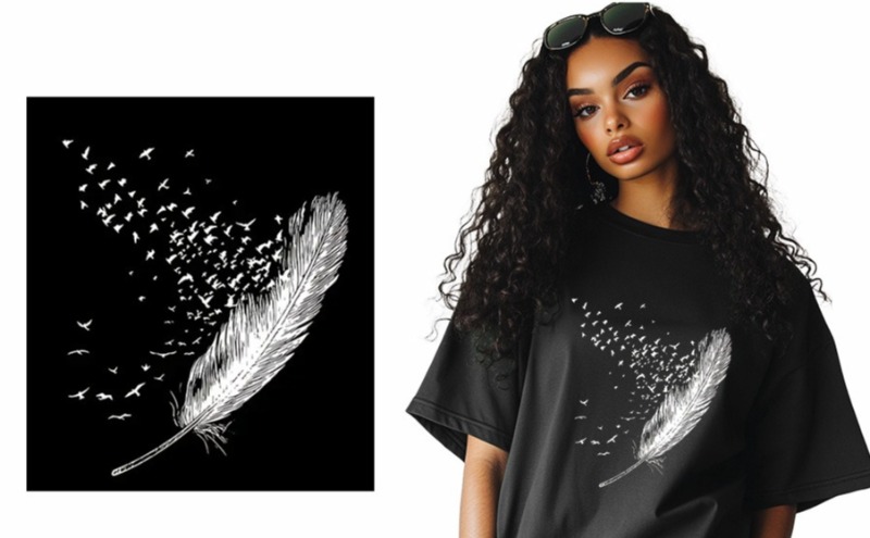 Kolorowe pióra w stylu bohemy  – Embroidery Patches recenzja i cena