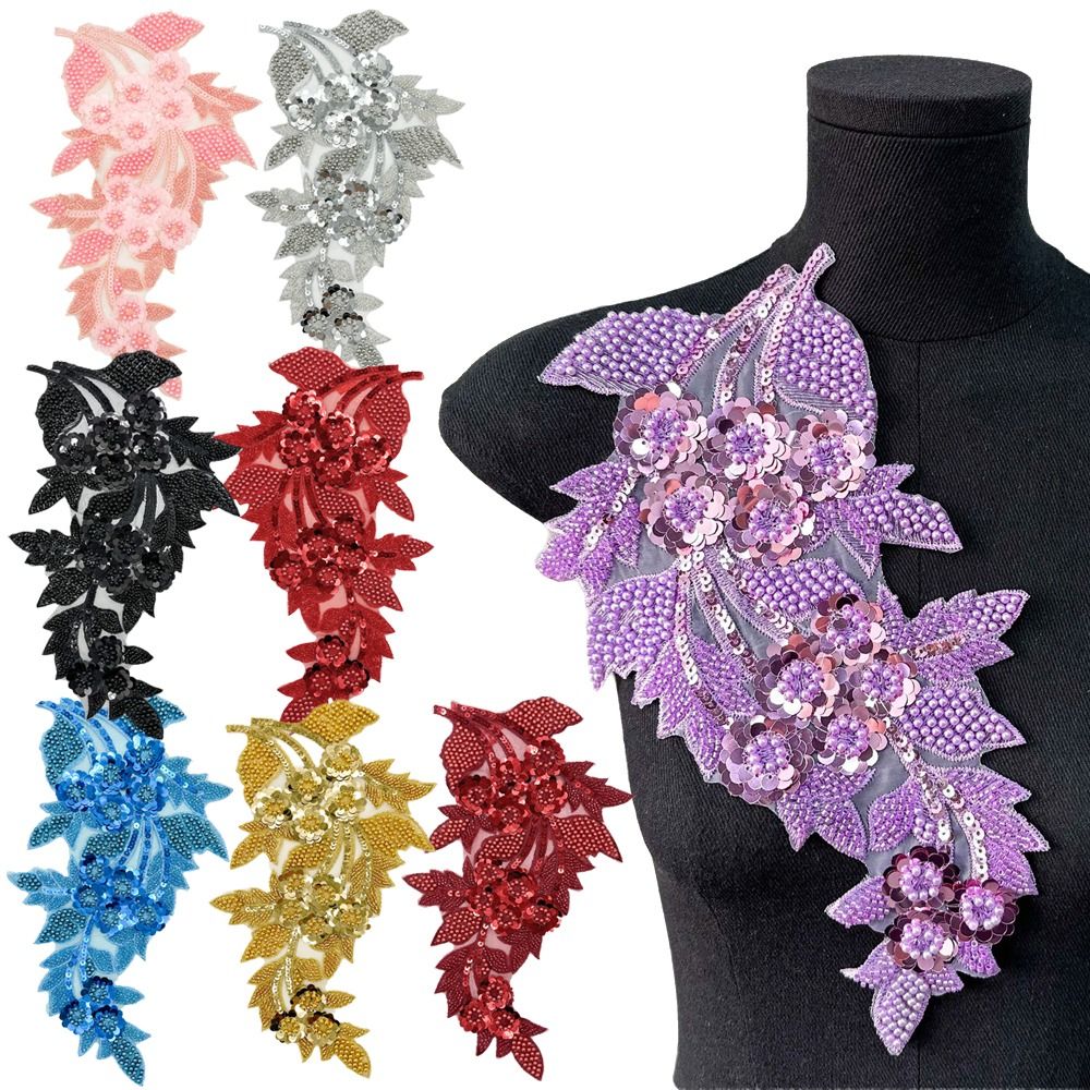 Modne naszywki 3D z cekinami w – Embroidery Patches recenzja i cena