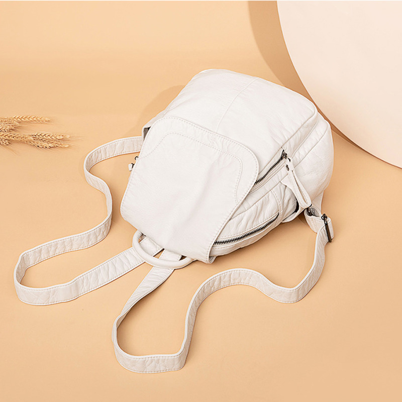 Plecak damski biały sprany ple – Embroidery Kit Pouch recenzja i cena