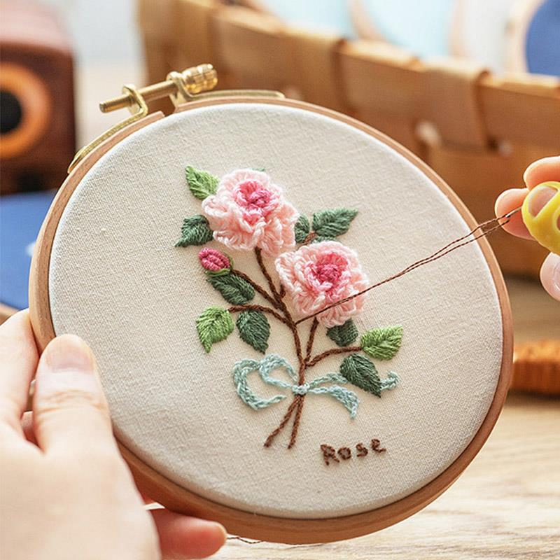 1 szt. Wysokiej jakości drewni – Embroidery Ring recenzja i cena