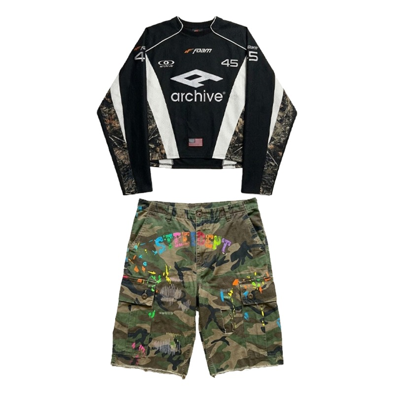 Hip Hop Y2K Streetwear Męski Z – Embroidery Outfit recenzja i cena