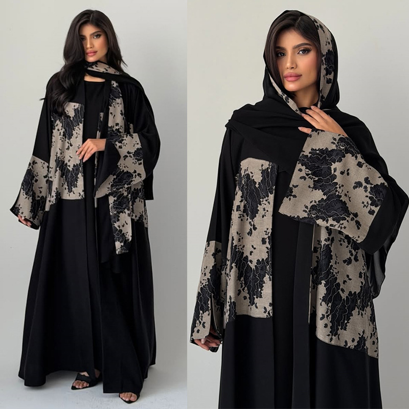 Damski Zestaw Eid Abaya Hidżab – Embroidery Arabic recenzja i cena